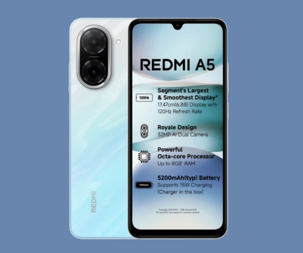 Redmi A5: Stylish Budget Smartphone with Android 15 Go Edition