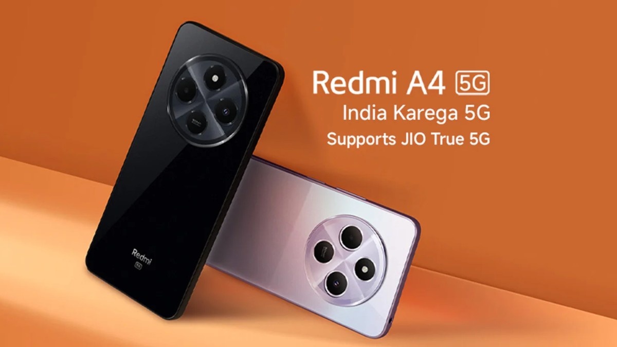 Xiaomi Redmi A4 5G: ಕೇವಲ ₹7,499ಕ್ಕೆ ದೊಡ್ಡ ಡಿಸ್ಪ್ಲೇ ಮತ್ತು ಶಕ್ತಿಯುತ ಬ್ಯಾಟರಿಯ 5G ಸ್ಮಾರ್ಟ್‌ಫೋನ್